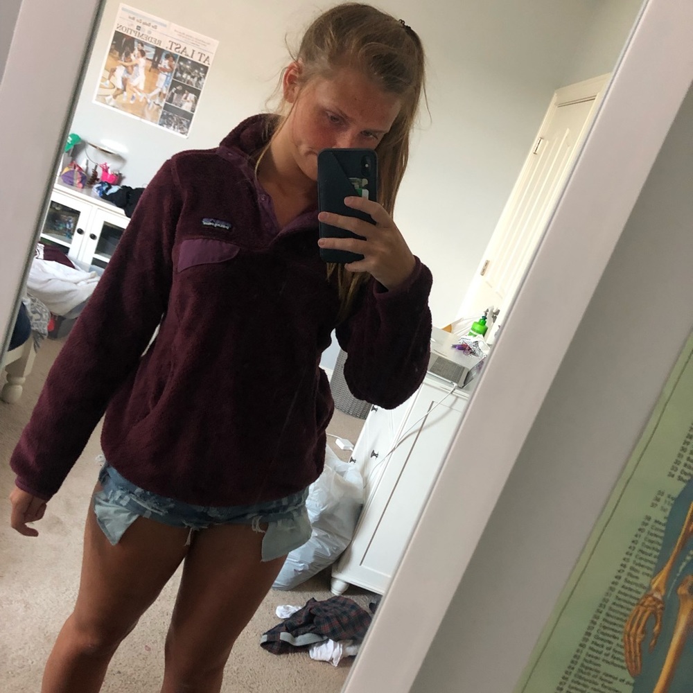 Patagonia pullover Dark Purple Re-tool Snap